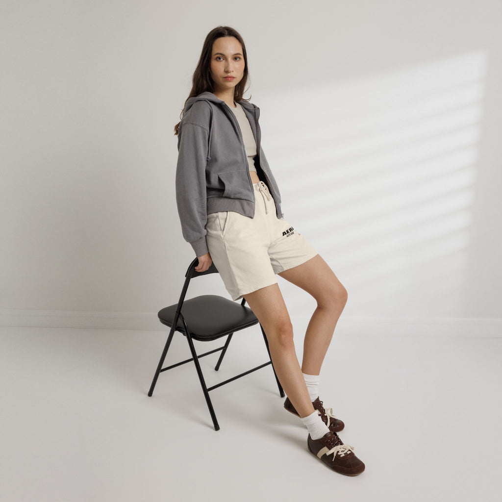 Fleece Sweat Shorts — AERA Soto Club Minimal Logo