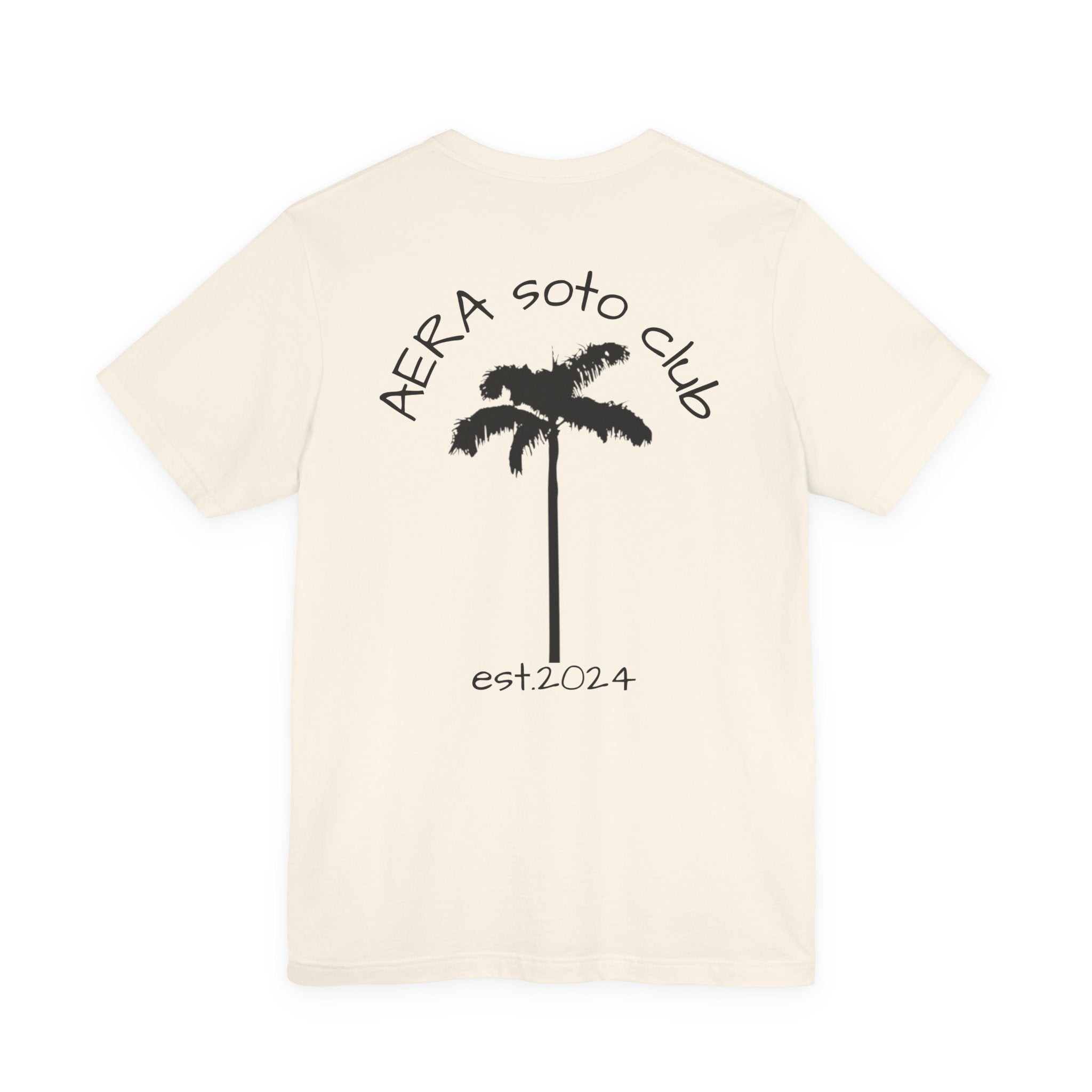 Palm Tree Club T‑Shirt — "AERA Soto Club" Est. 2024 Casual Tee