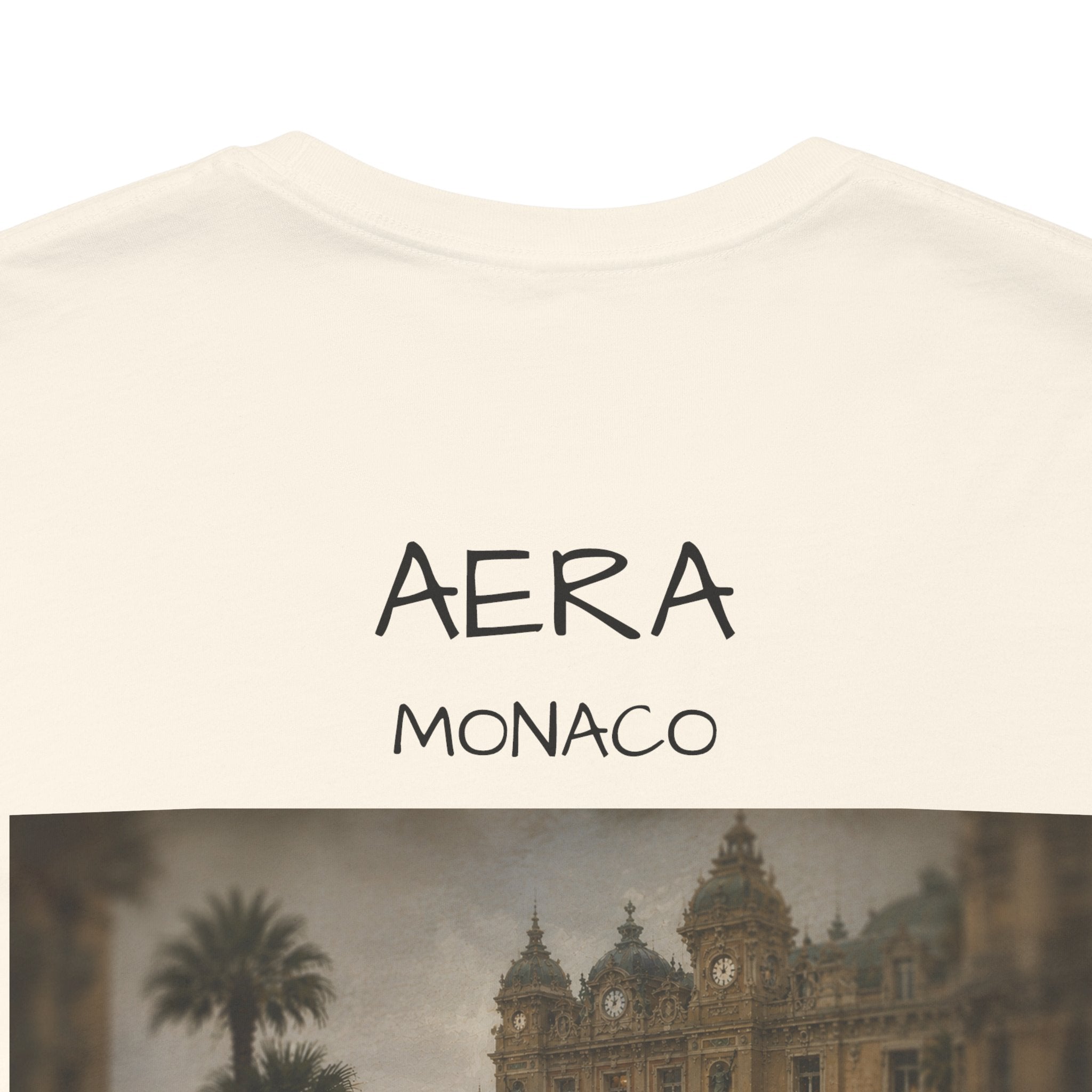 AERA Monaco Vintage Casino Photo Tee — Est. 2024 Graphic T-Shirt