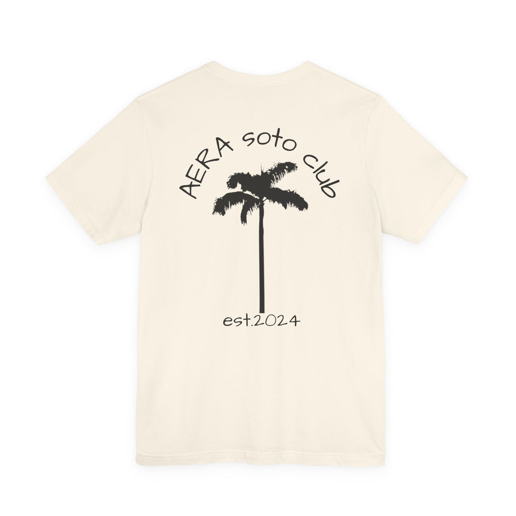 Palm Tree Club T‑Shirt — "AERA Soto Club" Est. 2024 Casual Tee