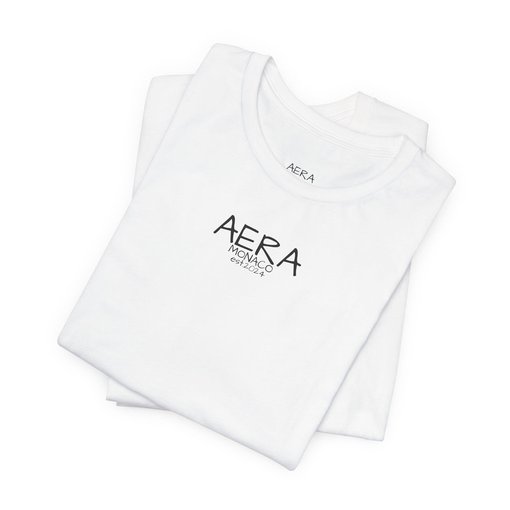 AERA Monaco Vintage Casino Photo Tee — Est. 2024 Graphic T-Shirt