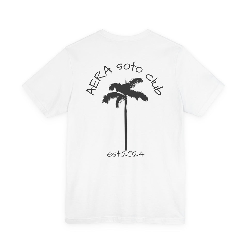 Palm Tree Club T‑Shirt — "AERA Soto Club" Est. 2024 Casual Tee