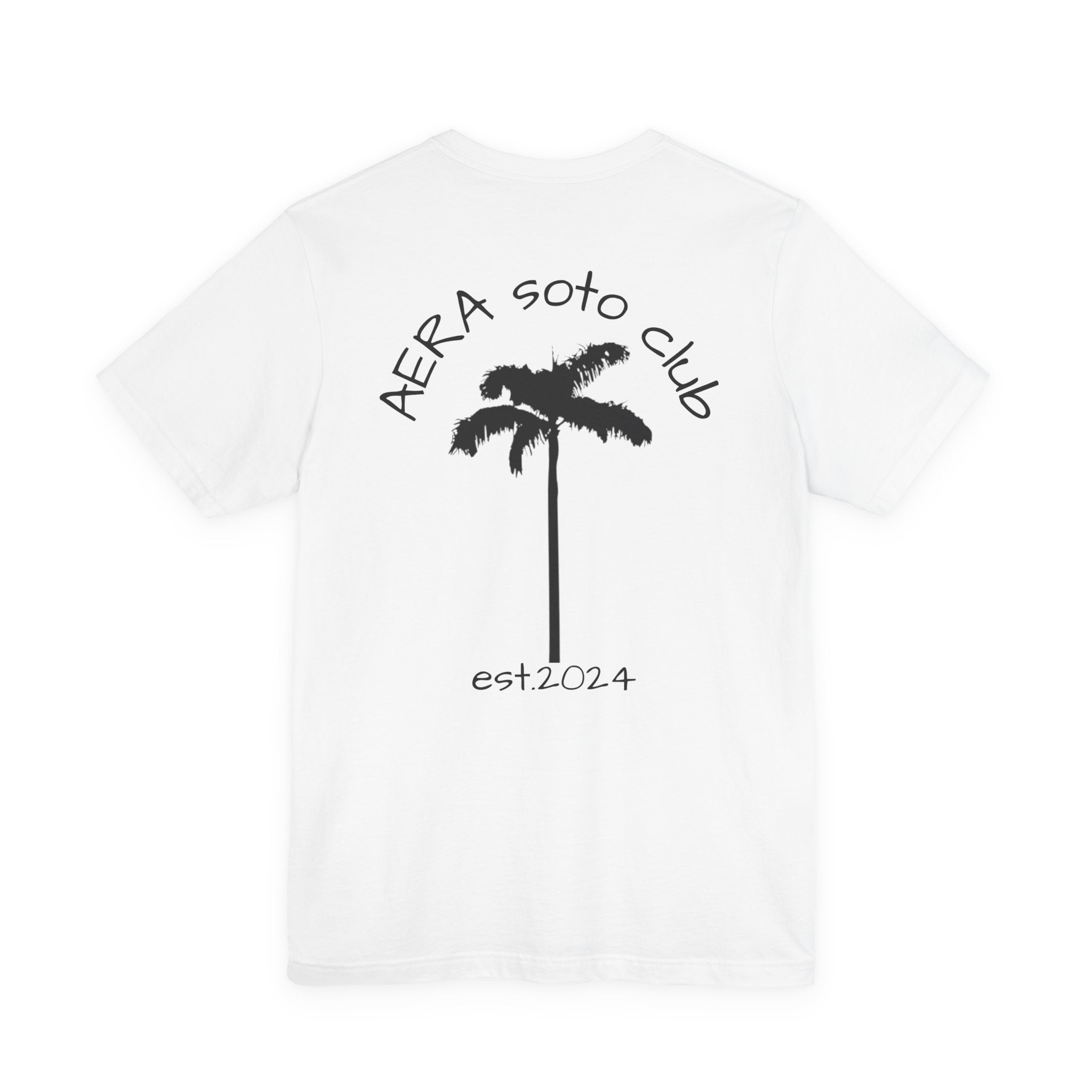 Palm Tree Club T‑Shirt — "AERA Soto Club" Est. 2024 Casual Tee