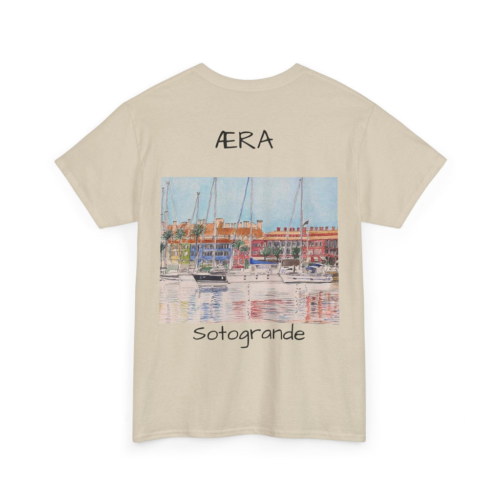 Sotogrande Marina Graphic Tee — AERA Coastal Sailboat T-Shirt