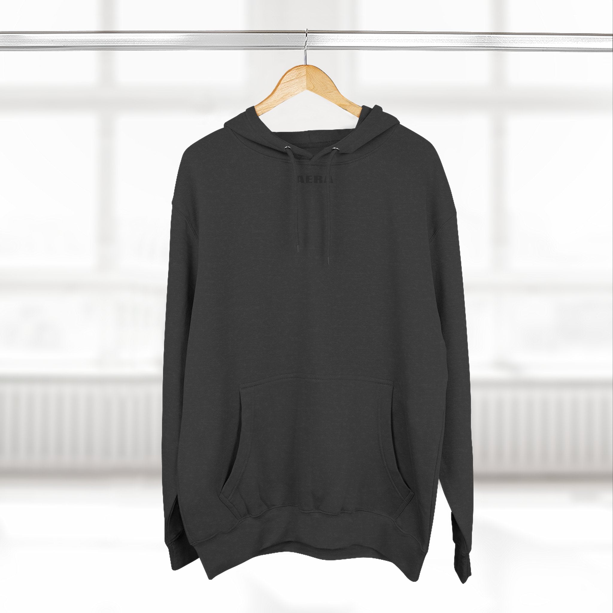 AERA "Faith in God" Hoodie - Minimal Logo Fleece Pullover