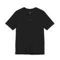 Minimalist Black Tee — Subtle 'ARFA' Embroidered Chest Logo